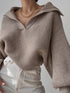 'Fable' Winged Sleeve Sweater - Celes Fashion